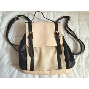 Faux Leather Backpack